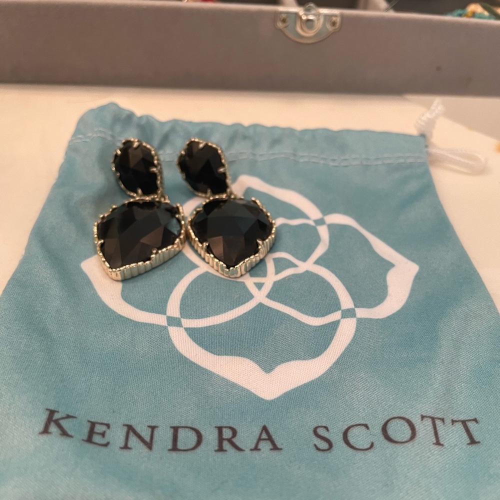 Kendra Scott Black Onyx Earrings